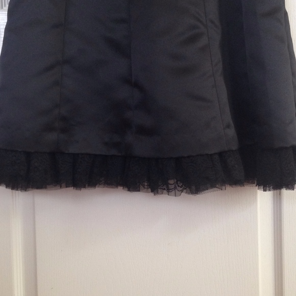BCBG Max Azria Black Dress with Tulle, Size 0 - Picture 6 of 7